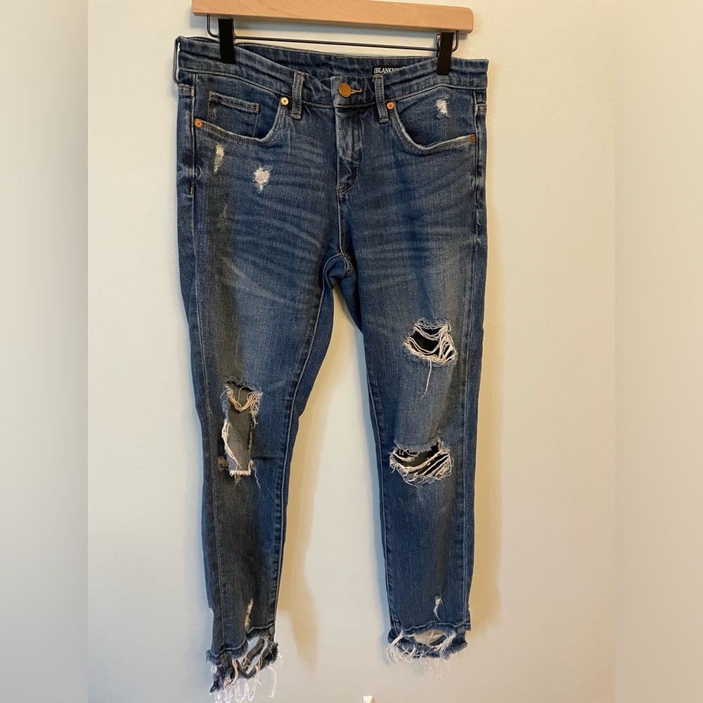 Blank NYC Cropped Girlfriend Jeans Size 27